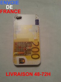 Coque iphone 4 Billets 200€