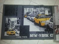 Tapis antidérapant New York Taxis jaune